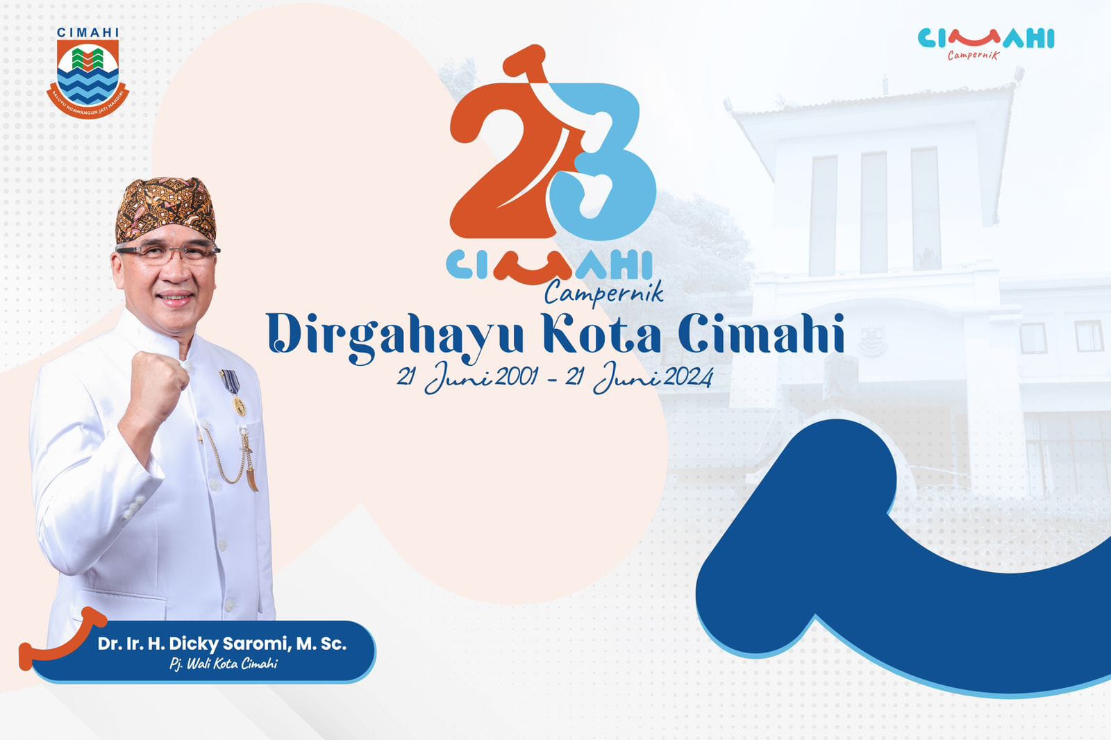 Iklan Ucapan Selamat Ulang Tahun Kota Cimahi Ke-23 Pj. Wali Kota Cimahi