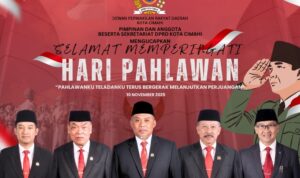 Ucapan Selamat Hari Pahlawan 10 November 2025 Oleh Pimpinan Dan Sekretariat DPRD Kota Cimahi