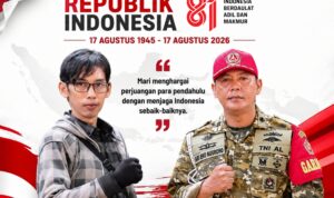 Ucapan Selamat HUT RI Ke-81 Oleh Kabiro Inakor.id & Danpos Garnisun Pangandaran